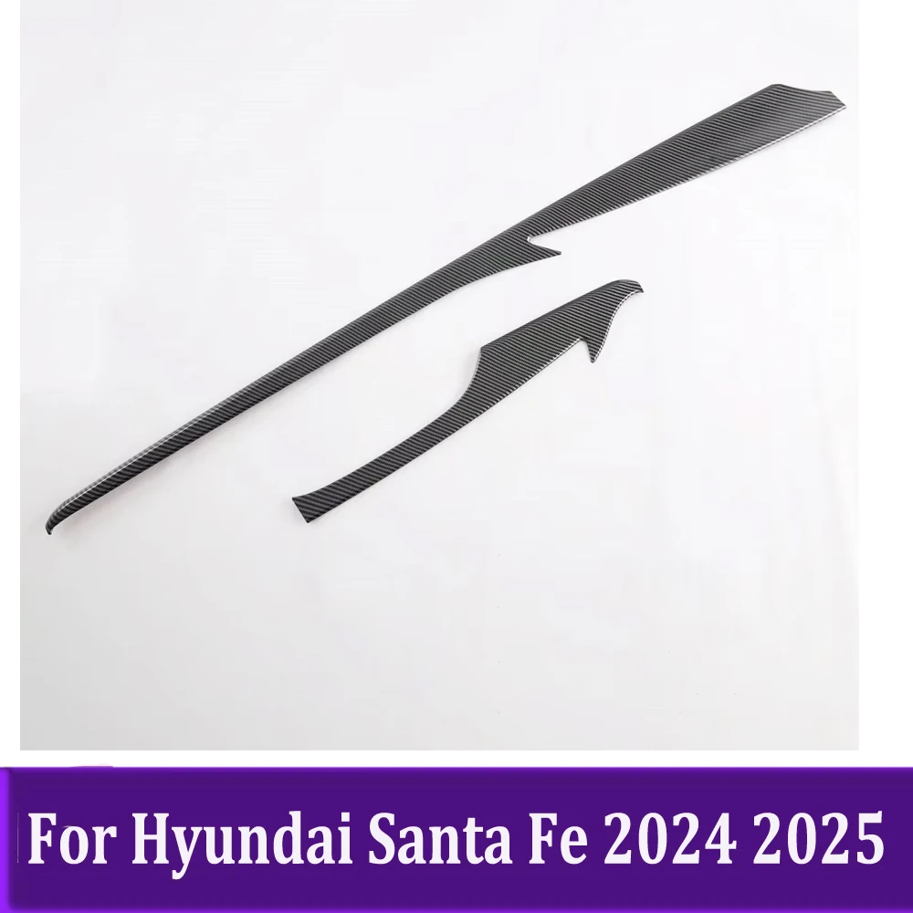 

Interior Accessories For Hyundai Santa Fe 2024 2025 Center Dashboard Panel Cover Instrument Control Trim Strip Car Styling