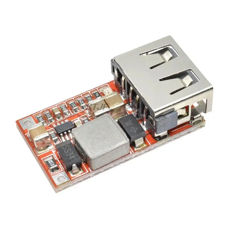 DC 6-20V 12V/24v to 5V USB Output charger step down Power Module Mini DC-DC Step Up Boost Module Power Adjustable buck Converter