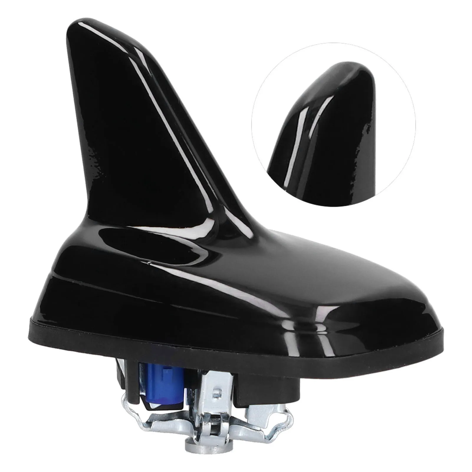 Antenna Shark Fin Shape 5Q0035507B5FQ Glossy Black Replacement for // 5E/Superb NP Shark Antenna Roof Antenna - view 5