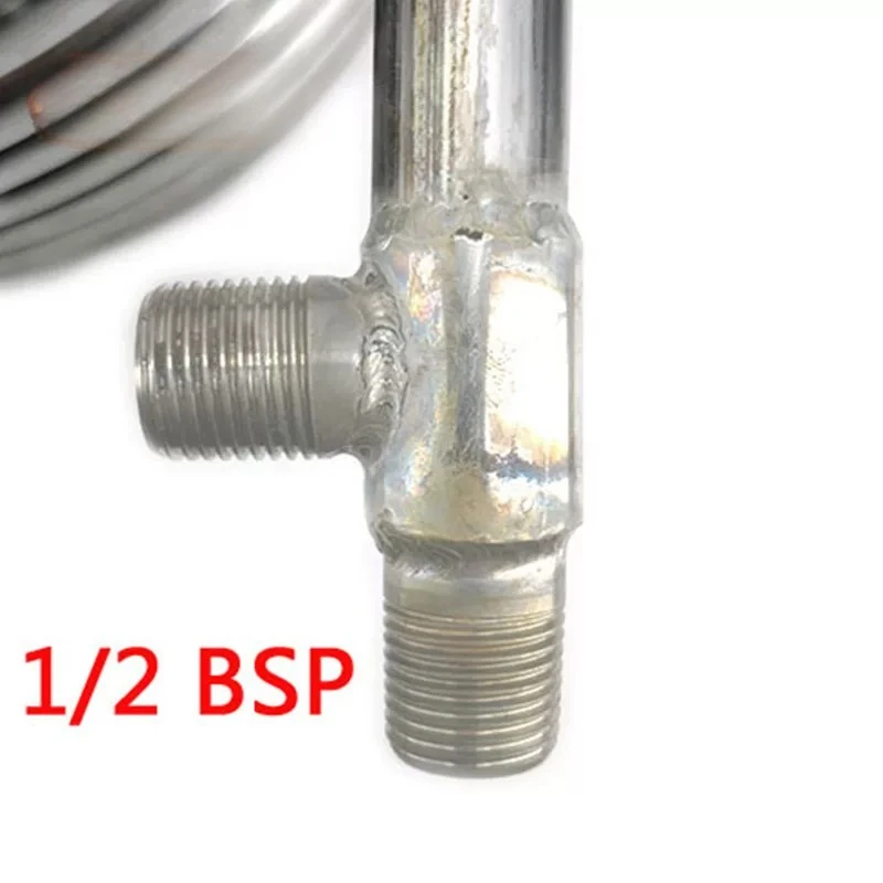 KegLand KL08747 304SS Counterflow Wort Chiller, Homebrew Beer Cooling Coil for Brewing