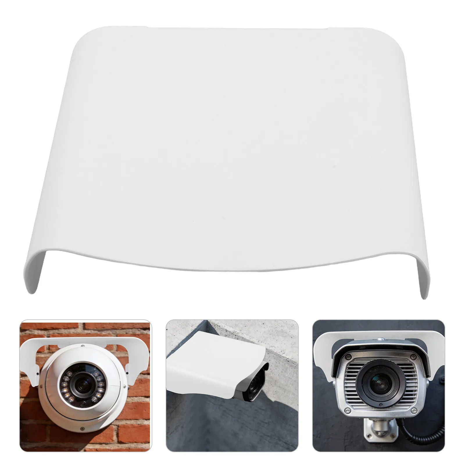 

Security Camera Cover Shield Weatherproof Rain Protector Waterproof Sun Shade Dome Protective Housing Outdoor Garden Driveway