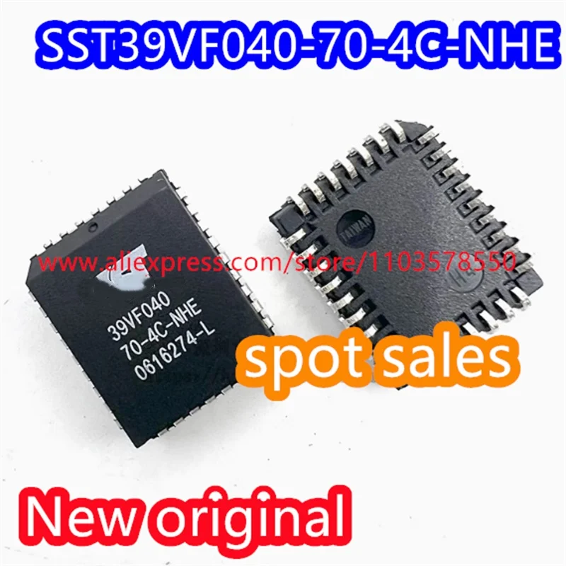 （10PCS）  SST39VF040-70-4I-NHE Package PLCC32 New Original 39VF040 70-4I-NHE Flash Parallel 4Mbit 512Kx8bit 14MHz