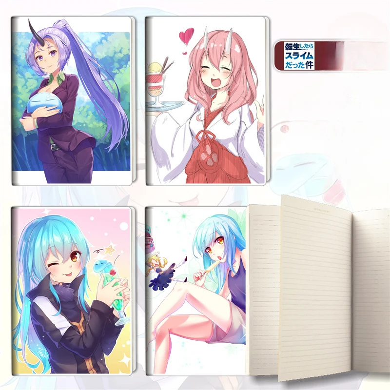 Rimuru Tempest Diablo Luminous Valentine Popular Anime Two-dimensional Peripheral Stationery Student Gifts Exquisite Notebooks
