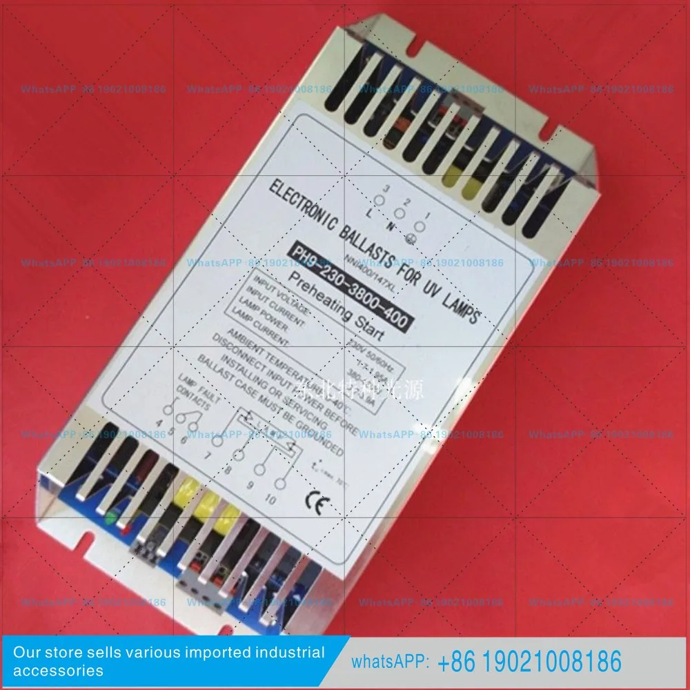 Balastro para Lámpara UV PH9-230-3800-400 400W