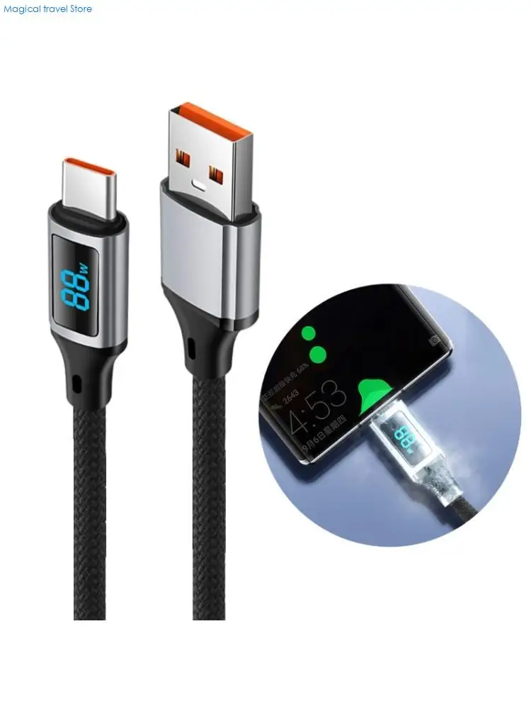 N2UB Fast Speed Type C Data Cable 480Mbps 60W Fast Charging Nylon and Metal Texture