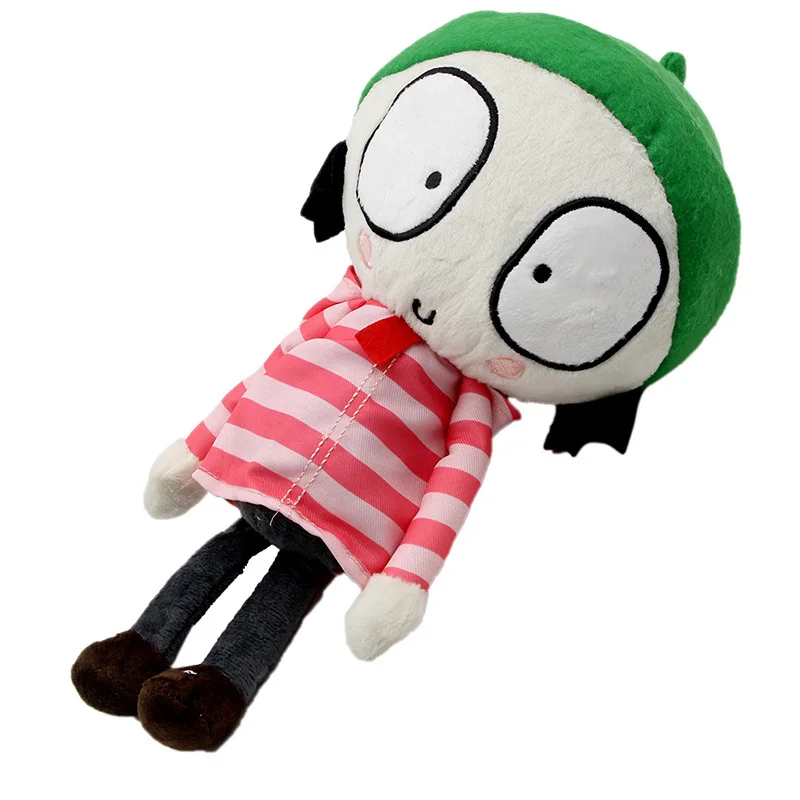 Kawaii Cute Sarah and Duck Plush Doll Anime Soft Stuffed Animal Plushie Toy Room Decor for Kids Boy Brithday Christmas Gift