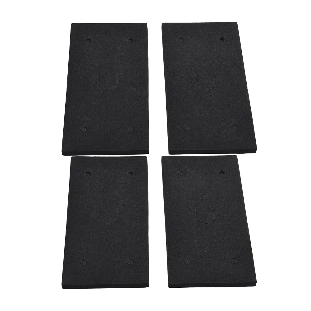 4pcs Foam Sheet Sander Pad Sander Polishing Backing Pad 4 Hole Sanding Paper Replacement For 9035 Sander Machine