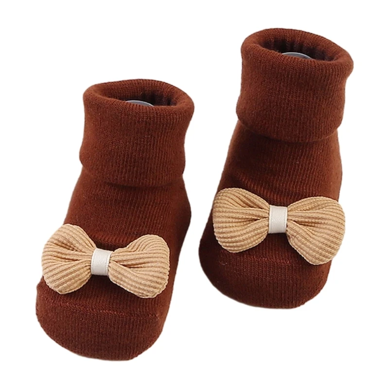 Spring Baby Socks First Walkers Socks Infant Nonslip Rubber Soles Floor Socks 0