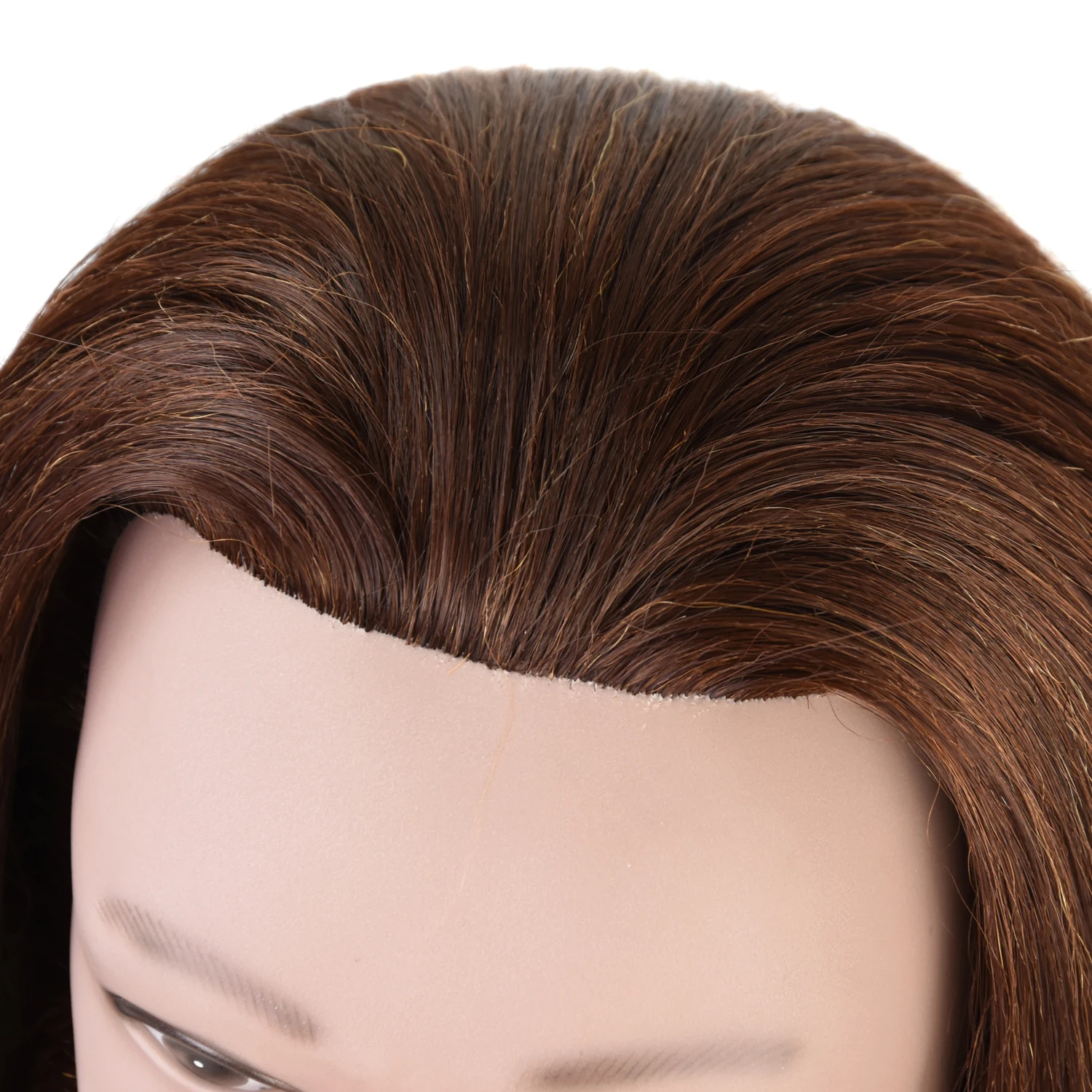 14 Zoll männlicher Mannequin kopf 100% menschliches Haar Styling Mannequin kopf für Friseure Puppen kopf mit Perücken klemm ständer