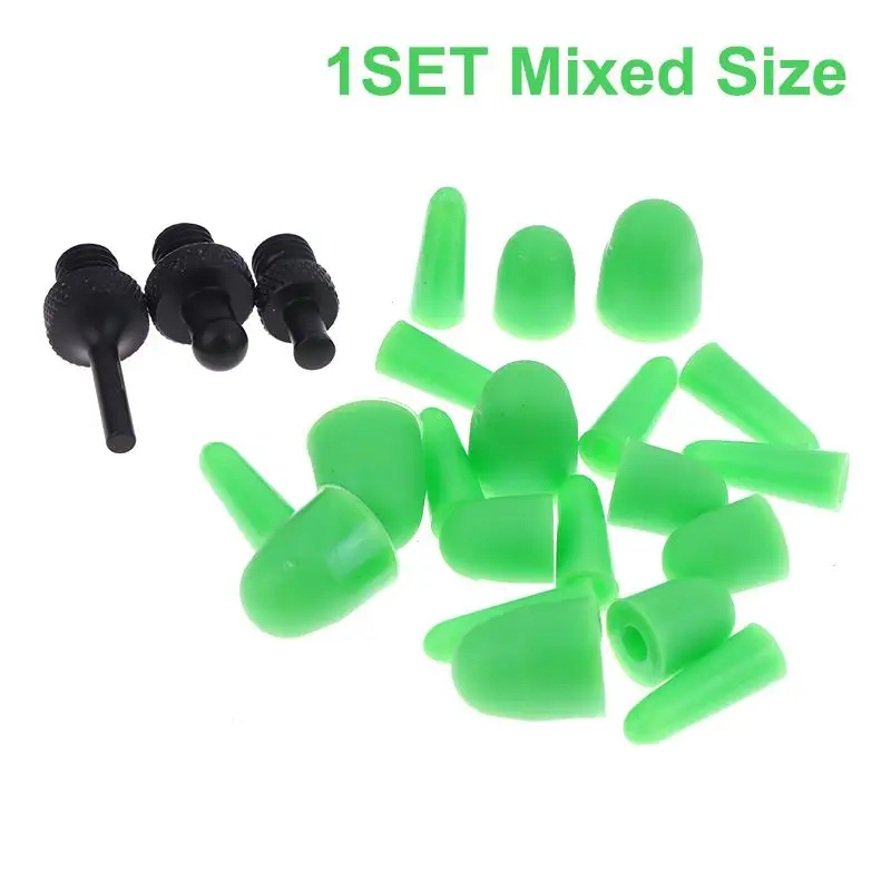 

1Set Car Dent Repair Tool Hook Hammer Replacement Head Paintless Kit Soft Tap Down Tools Crowbar Replacement Head Pulling Tabs