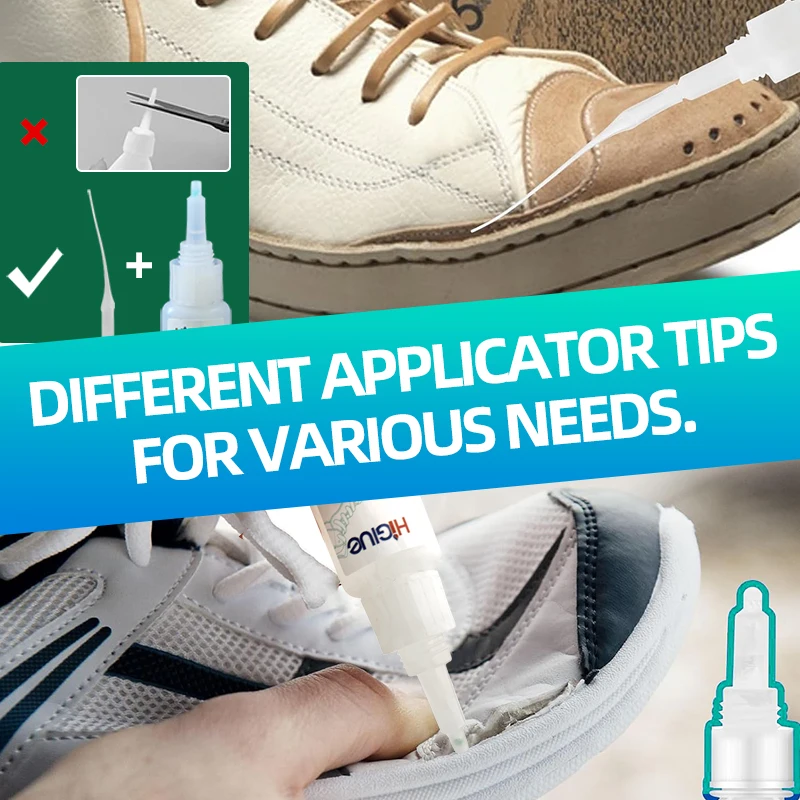 Universal Shoe Glue, Waterproof and Strong Shoe Repair Glue, Professional Sports Shoe and Boot Repair Tools, Transparent Sealant
