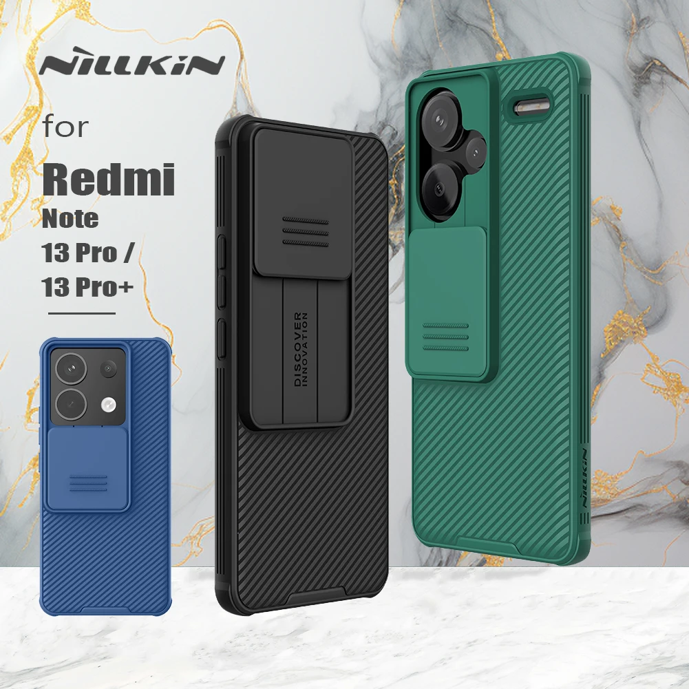 Nillkin Etui CamShield Pro z przesuwaną osłoną aparatu do Xiaomi Redmi Note 13 Pro Plus 5G, osłona obiektywu do Redmi Note 13 Pro 5G — zdjęcie produktu 3