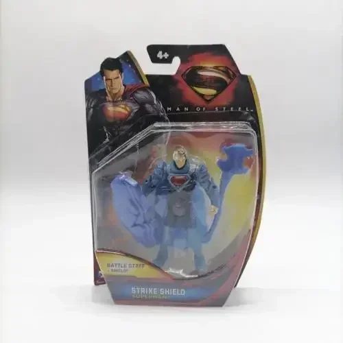 DC Superman Steel Body 3.75 Inch Movable Superman Full Set of Basic Doll Model Toy Ornaments Anime Figurine Kids Gift