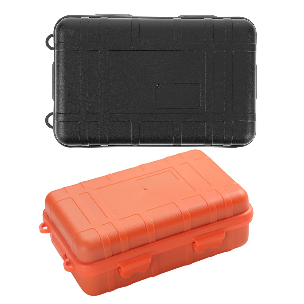 

2 Pcs Outdoor Survival Box Gear Sealed Water Resistant Storage Household Desktop