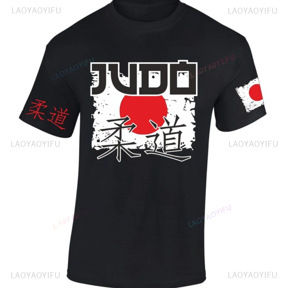 Judo T-SHIRT Japan MMA Mixed Martial Arts Gym Woman Man Summer Cotton Printed T-shirt Casual Streetwear Clothes Ropa Hombre