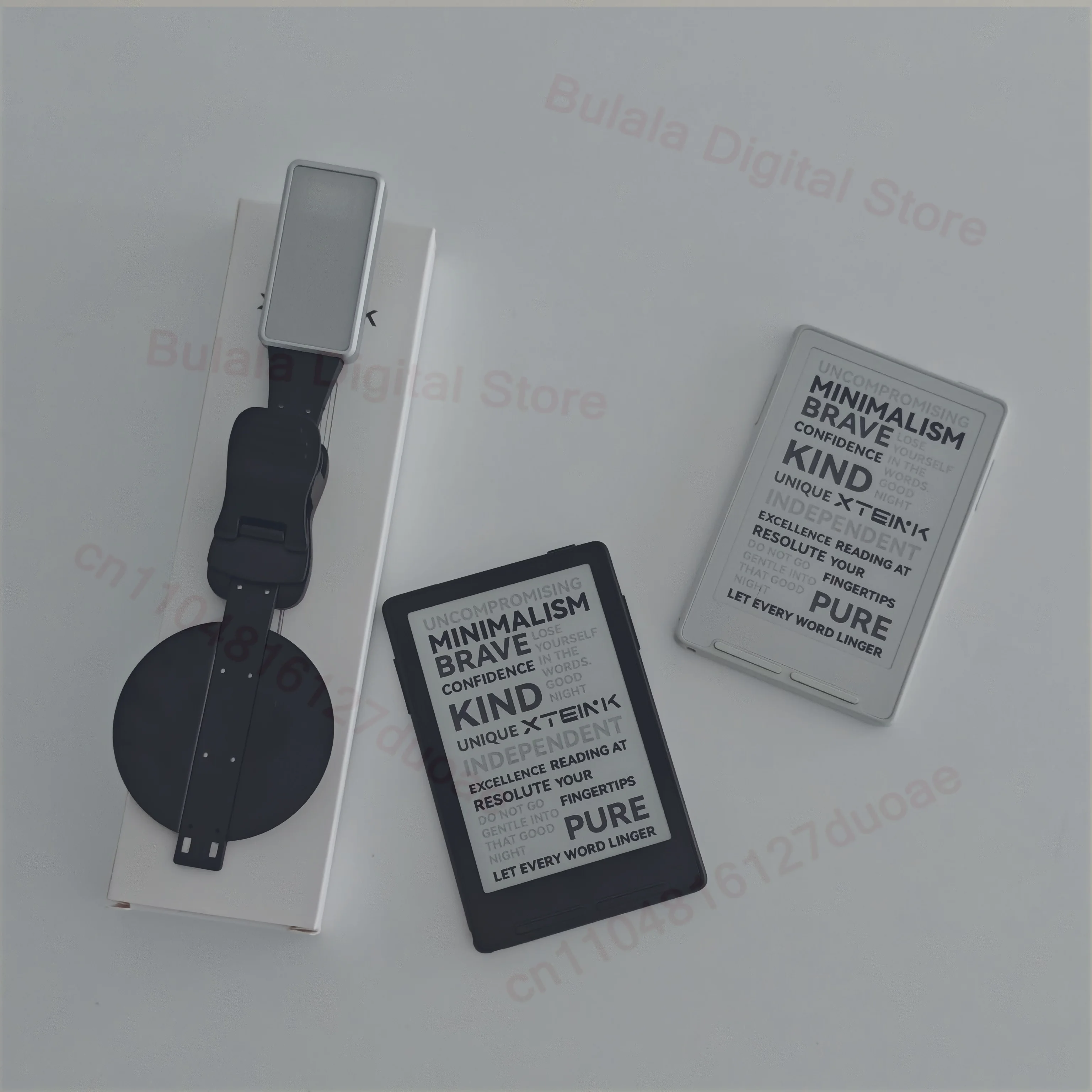 XTEINK X3 Magnetic/Clamp Style Reading Light Multi Level Light Adjustment and International Edition E-ink Reader 2pcs Matching