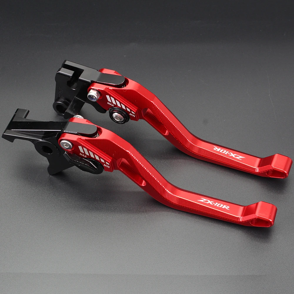 Motorcycle Accessories CNC Handles Lever Brake Clutch Levers For KAWASAKI ZX10R 2006-2010 2011 2012 2013 2014 2015 With LOGO