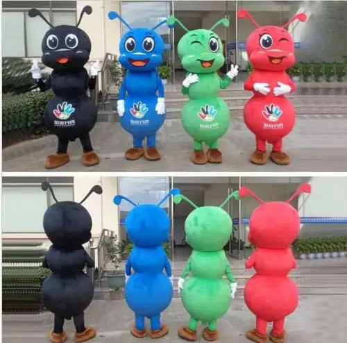 New Adult Cute 1pc Ant Party Mascot Costume Christmas Fancy Dress Halloween Mascot Costume Free Ship