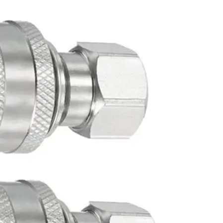 2 Sets M14x1.5mm Hydraulic Quick Connect Coupler Female Thread Pipe Fitting Carbon Steel For Industrial Agricultural Machinery