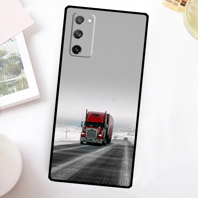 Cool Heavy Truck Car Phone Case For Samsung Galaxy S23 S24 Ultra S22 S20 S21 FE Note 20 10 S8 S9 S10 Plus Cover