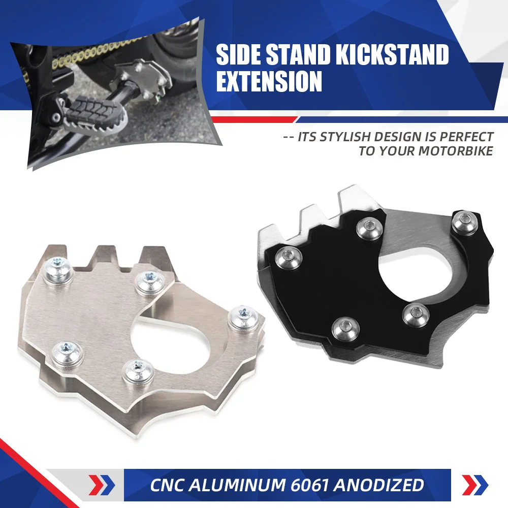 

FOR 790 ADVENTURE R 2019-2024 1050 ADVENTURE /R 1190 ADVENTURE /R Foot Side Stand Plate Enlarger Support Extension Kickstand