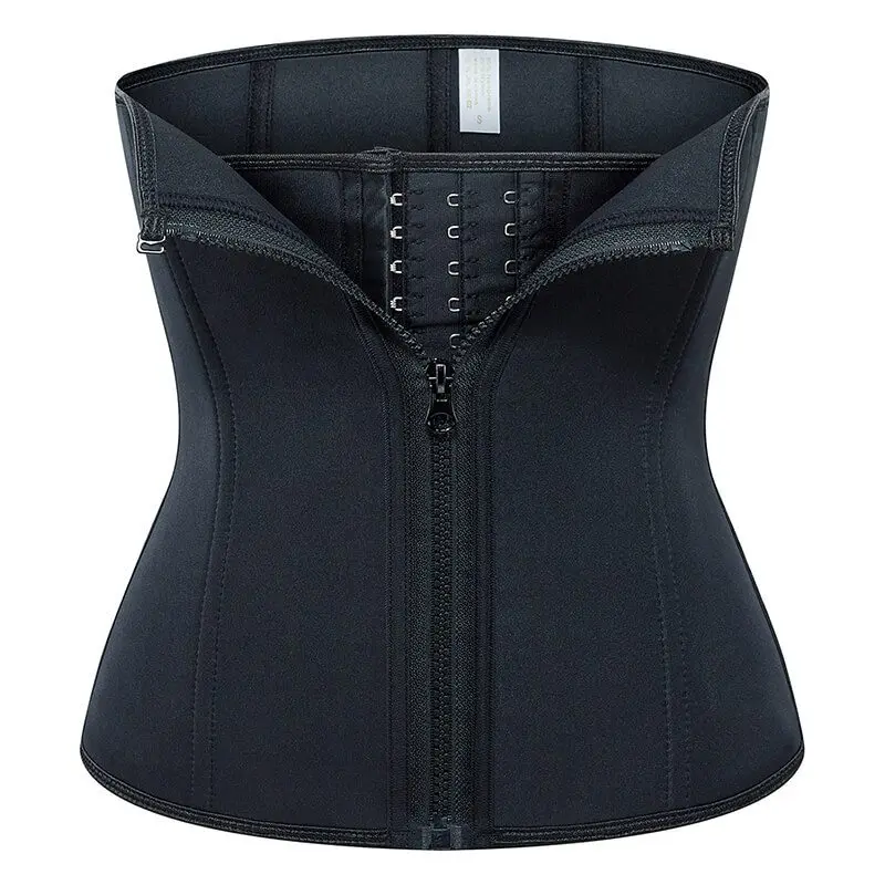 Ceinture de sueur Sauna en néoprène pour femmes, perte de poids, entraîneur de taille, Corset amincissant, gaine ventrale, ventre plat, sport