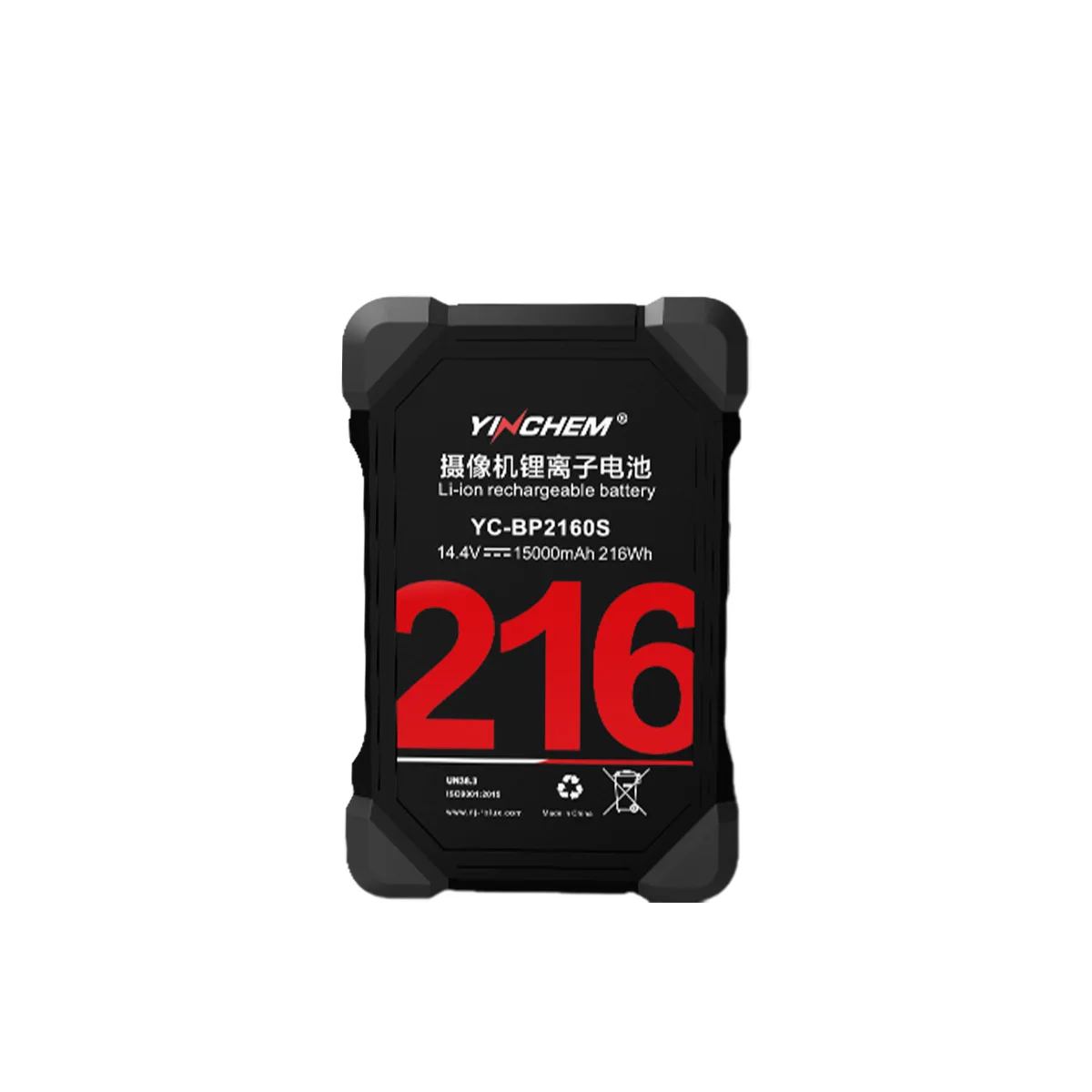 V Lock 15000mAh Battery Shock-proof and Drop-proof 216Wh Capacity V-Mount Battery with D-TAP USB Output