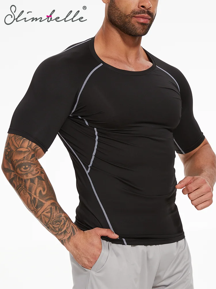 LIMBELLE Emagrecimento Corpo Shapers Top para Homens, Barriga Reduzindo Shapewear Queima De Gordura, Perda De Peso, Cintura Trainer, Espartilho De Suor