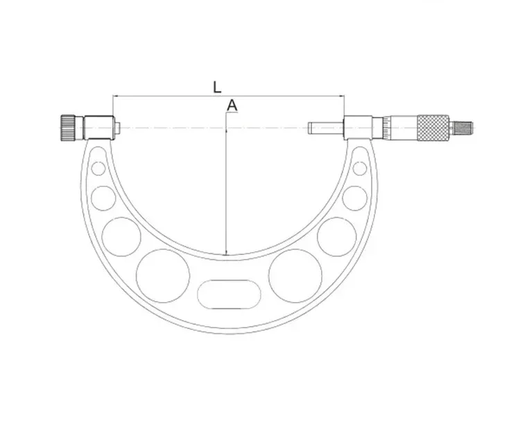 0-50  0-100 0-150 100-200 150-300 200-300mm External Micrometer 2025 Dasqua Interchangeable Anvils Outside Micrometer
