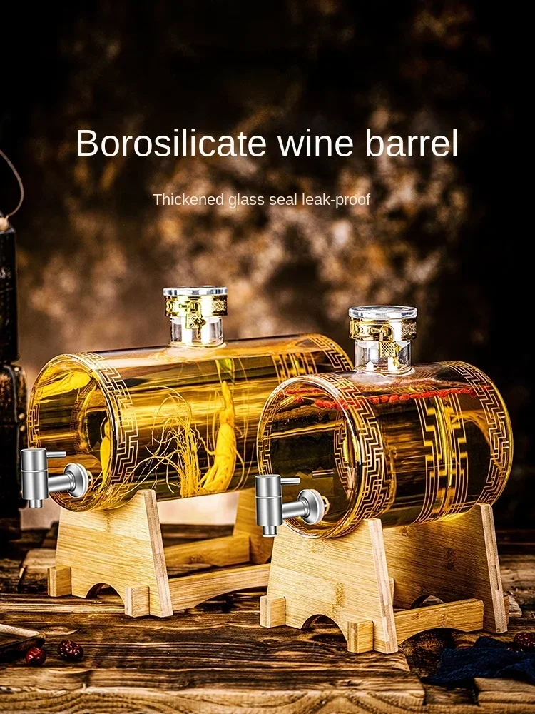 Weinglasflasche für den Haushalt, versiegelt