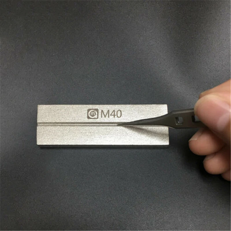 

Amaoe Grindstone M40 Whetstone Used For Tweezers Grinding Blade Double-sided Use Tweezers Repair Tools