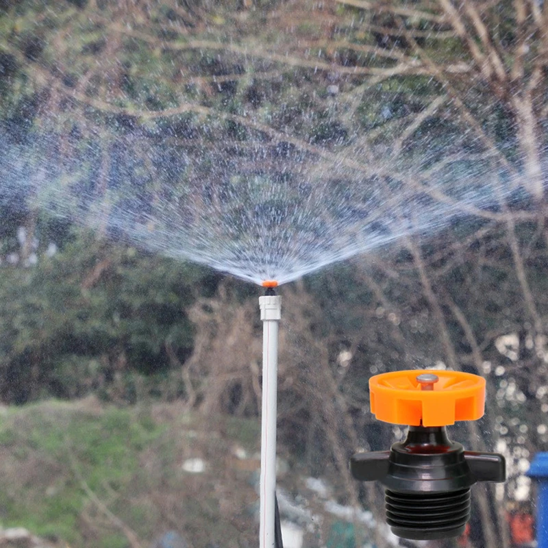 Ugello di irrigazione rotante a 360 gradi irrigatore rotante irrigazione per prato da giardino irrigatore rotante automatico con filettatura maschio da 1/2 pollici