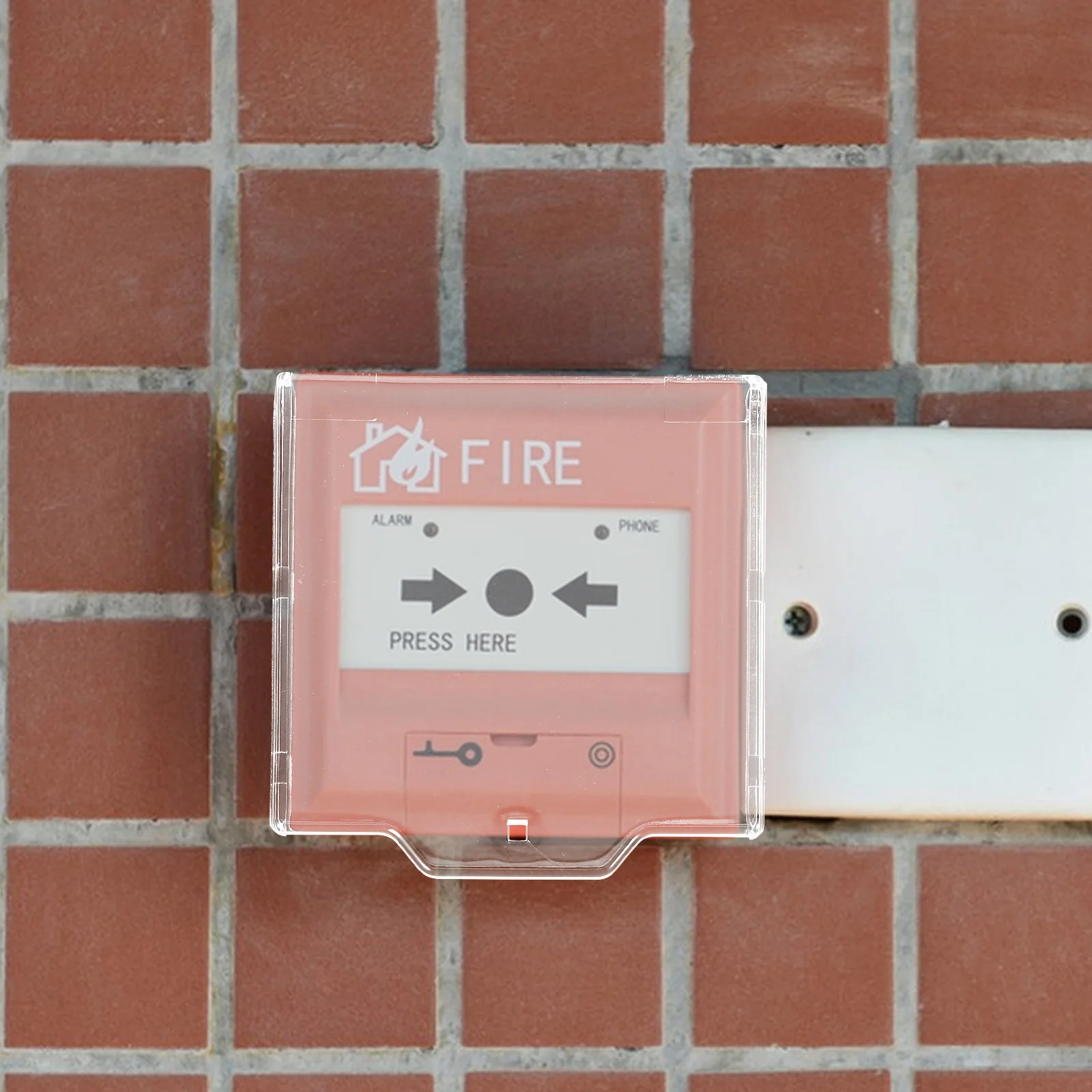 

4pcs Transparent Switch Button Fire Protection For Manual Call Points Emergency Stop Wall Switches Push Button Stove