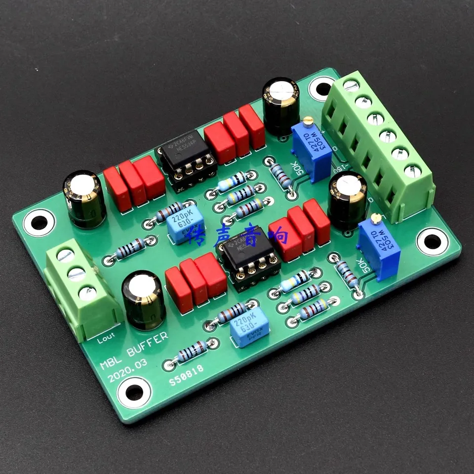 HiFi MBL6010D 프리앰프 보드 스테레오 슈퍼 버퍼 보드 썸네일 6