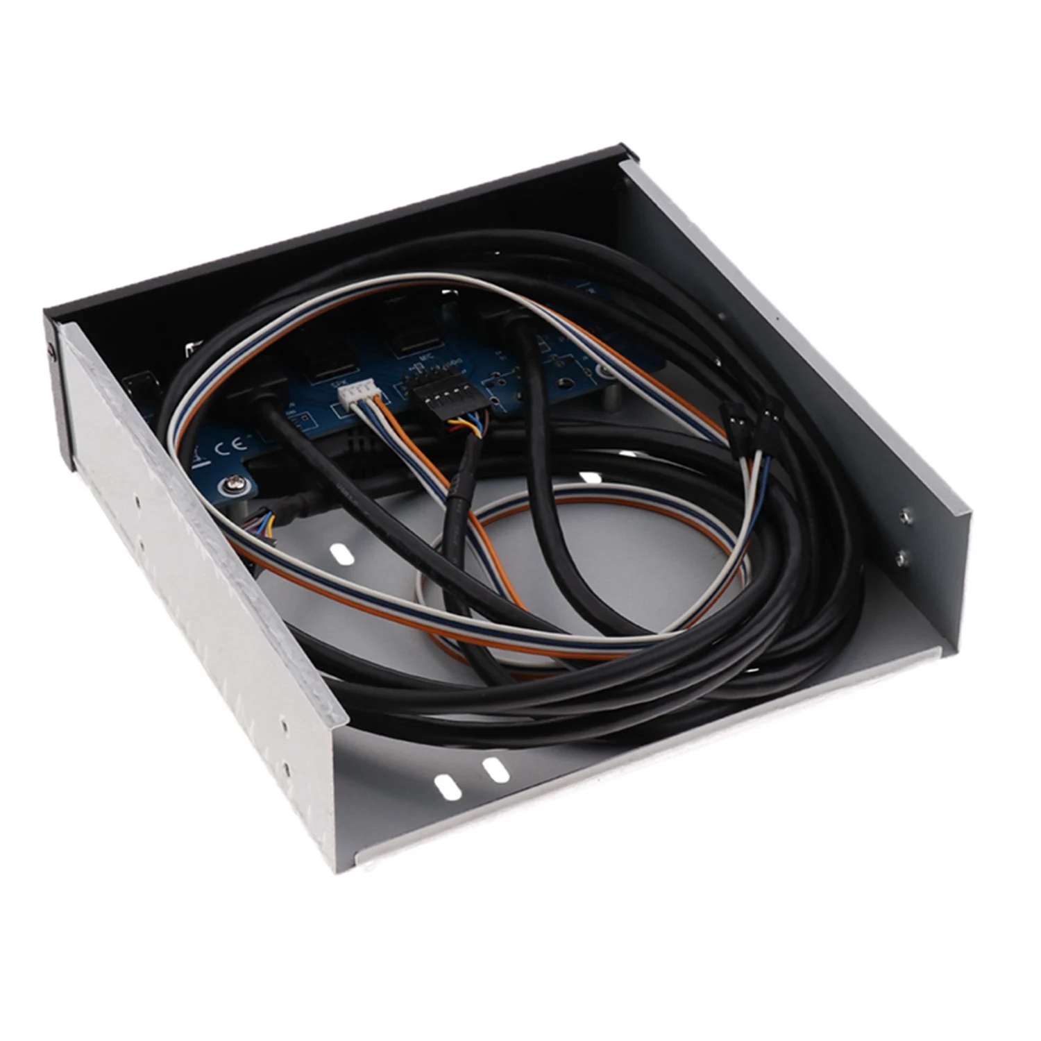 

Exquisite-USB 3.0 2 Port Optical Drive Front Panel Expansion With 2-Bay 3.5 Inch To 2.5 Inch Hard Drive Caddy Mobile Holder