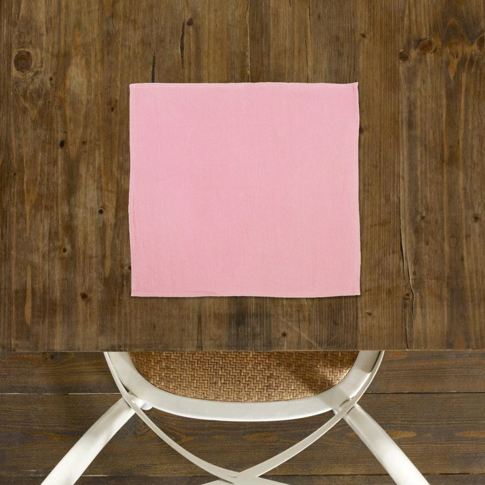 

12Pcs Cotton Dinner Napkins 40cm Soft Washable Natural Pink Reusable Table Napkins for Weddings Party Home Bathroom Hand Towels