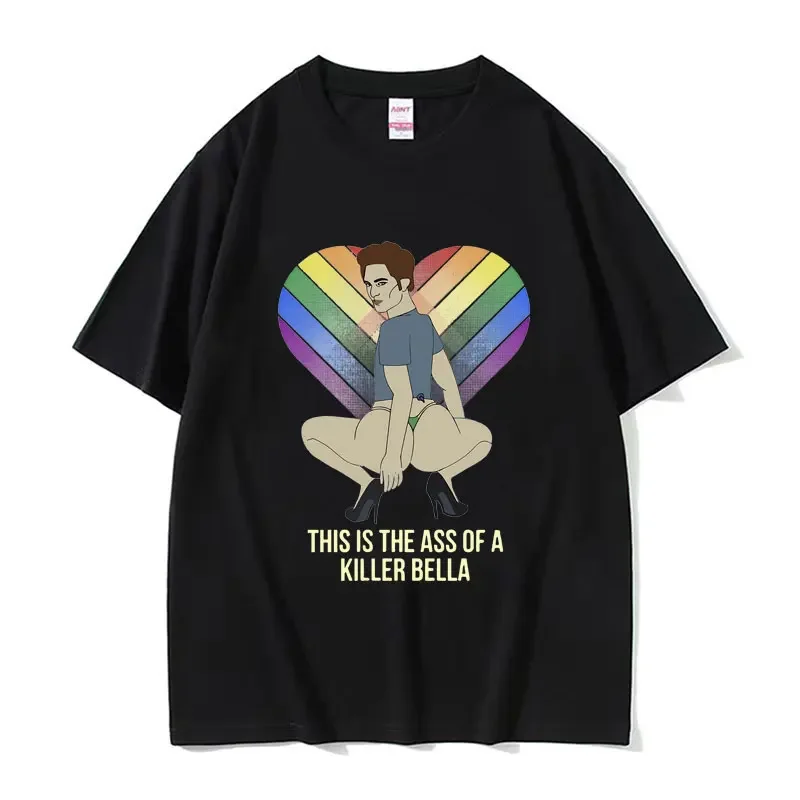 This Is The Ass of A Killer Bella T Shirt Movie Twilight Edward Cullen Meme Funny Graphic Tshirt Men Women Oversized Cotton Tees