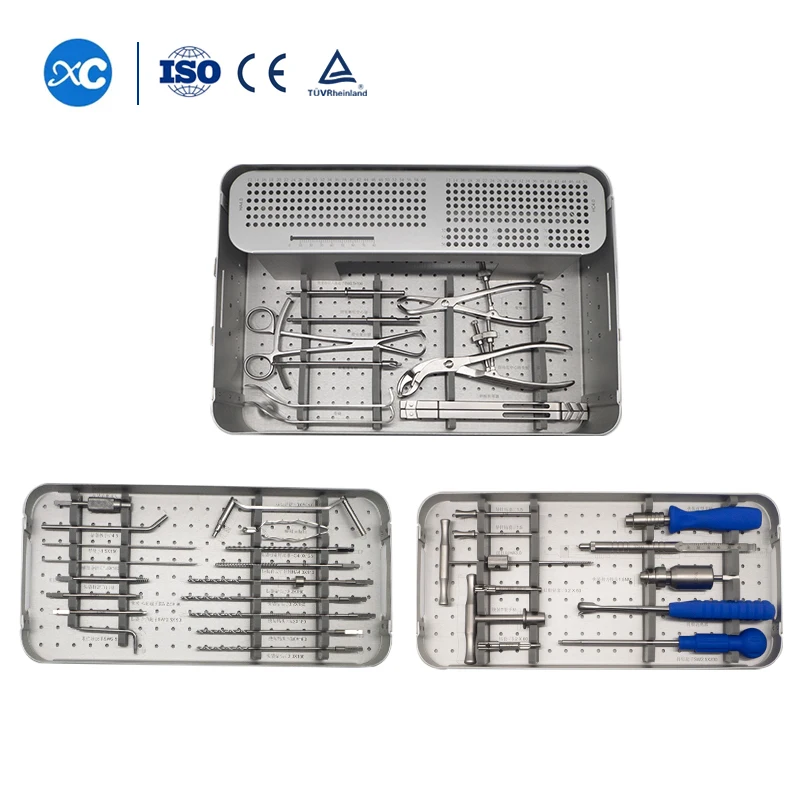 Surgical Trauma Plate Instrument 3.5mm Small Fragment Locking Plate Instruments Set