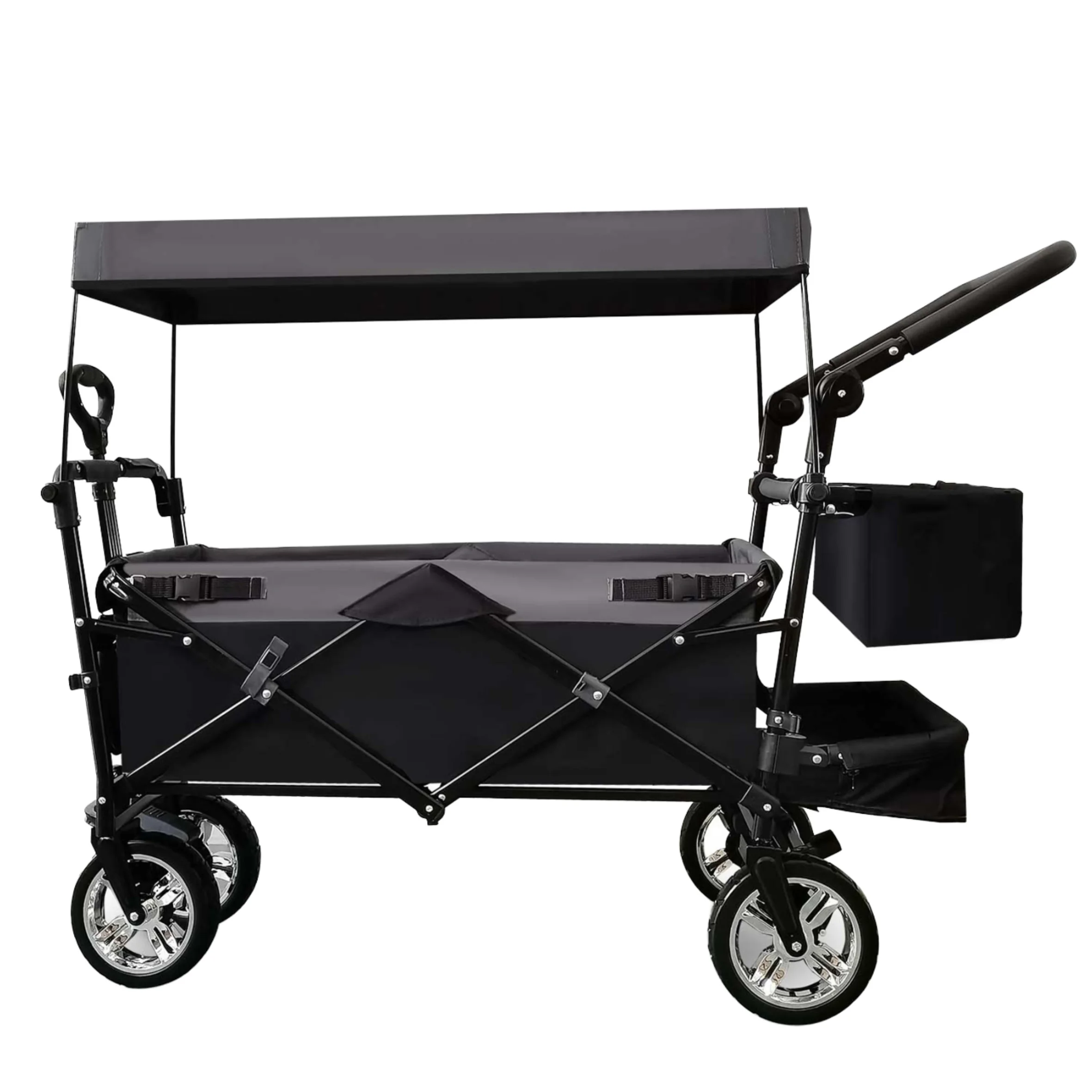 3 Ton Offroad Electric Trolley Four-Wheel Trade Dump Cart Platform for Garden Outboard Picnics House Boat Use