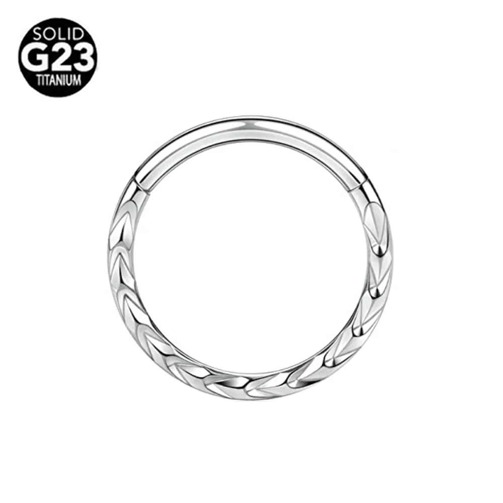 G23 Titanium Bee Septum Nose Ring Piercing