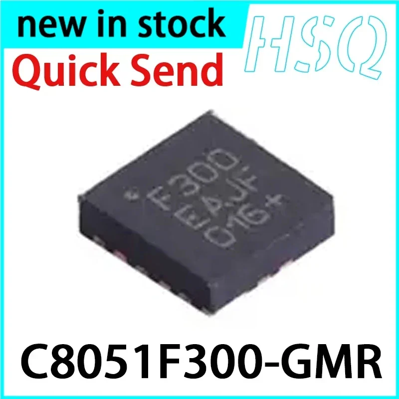 1PCS Stock C8051F300-GMR C8051F300 Silk Screen F300 Signal Processing Chip QFN10