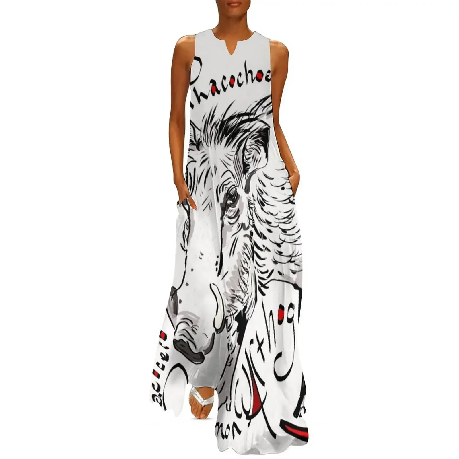 

Warthog, Vlakvark Long Dress women formal occasion dresses summer dress daily ceremony dresses Dress woman