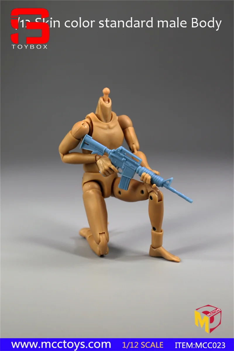 MCCToys MCC023 Scala 1/12 Modello corpo articolare standard maschile 6'' Soldato Action Figure Giocattoli corpo super flessibili