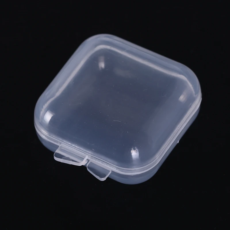 5pcs Mini Clear Plastic Sample Bottle Face Cream Container Ear Plug Small Box