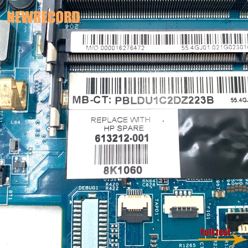 Imagem -05 - Placa-mãe Portátil para hp Probook Soquete Mainboard s1 hd 5470 Gpu Ddr3 Cpu Livre Placa Principal Teste Completo 4525s 613212001 622587-001