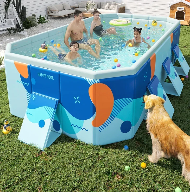 

Children's Home Non Inflatable Foldable Pool Baby Home Outdoor Stand Swimming Pool