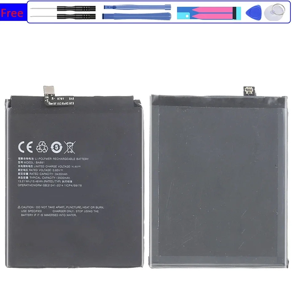 Mobile Phone Battery For Meizu MeiLan 15 Plus 15+ M891Q M891H BA891 3060mAh