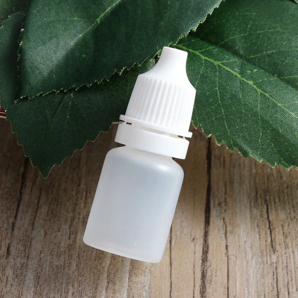 

6Pcs 5Ml Plastic Eye Liquid Dropper Bottles Reusable Sealed Container for Liquids Solvents Light Oils Paints Essences Drops