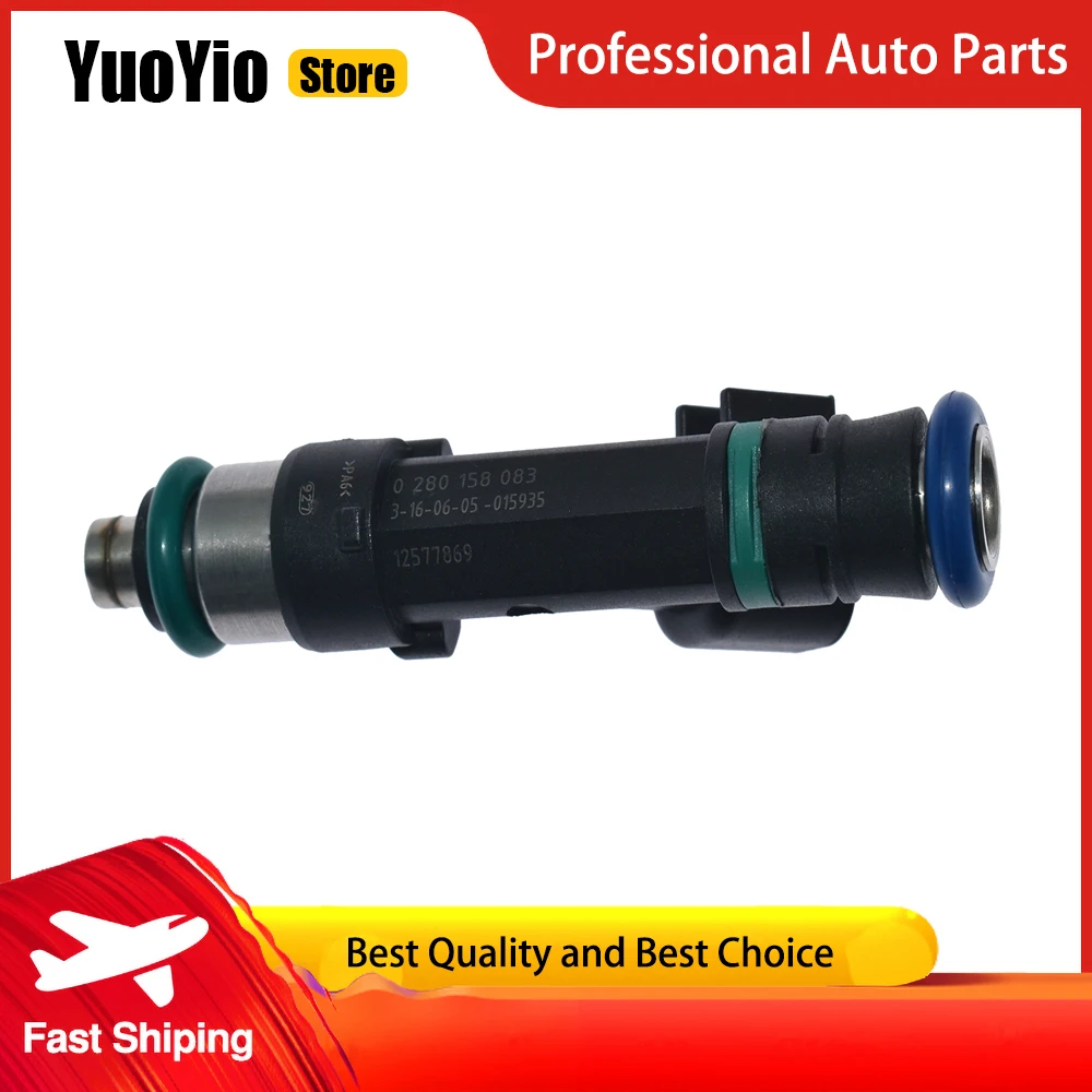 YuoYio 1Pcs New Fuel Injection Nozzle 0280158083 For Buick Lucerne For Cadillac DTS SRX STS XLR