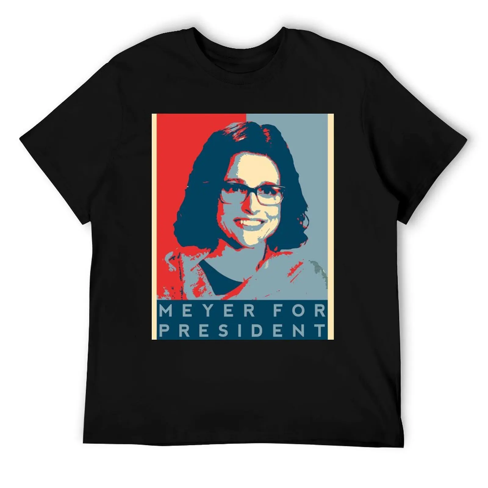 

Veep's 'Meyer for President' T Shirt T-Shirt man t shirts high quality luxury brand t shirts for man pack white T-Shirt